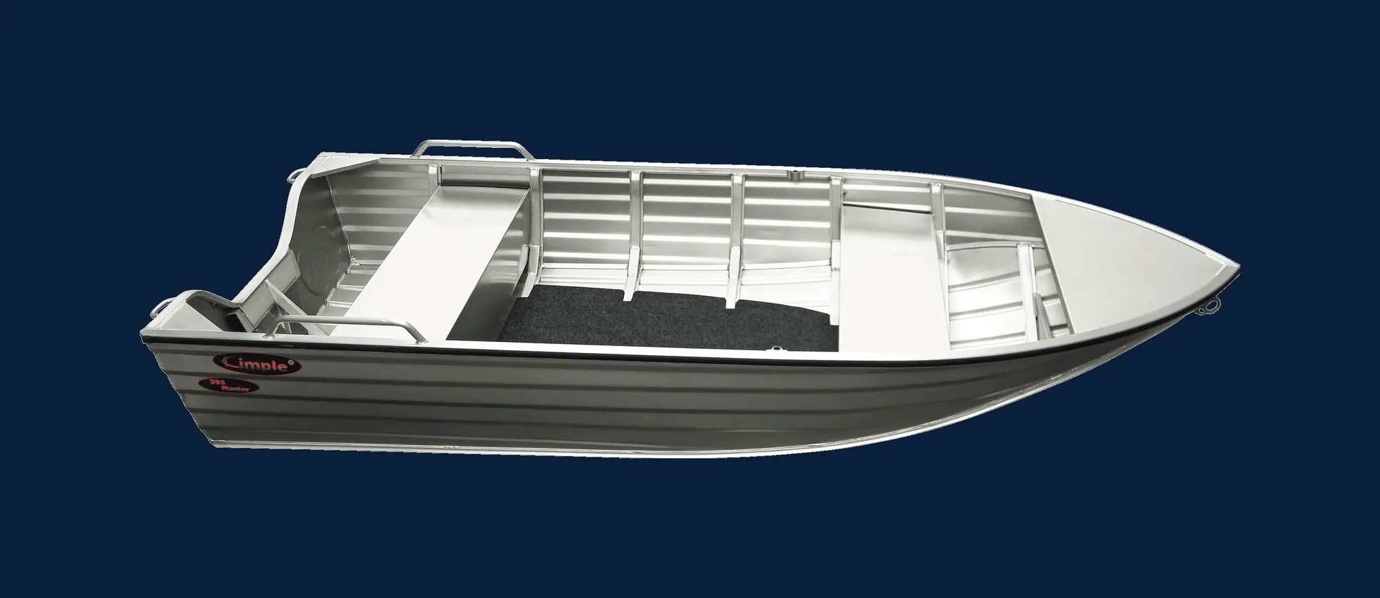 Aliuminė valtis Kimple Hunter 395 – 8