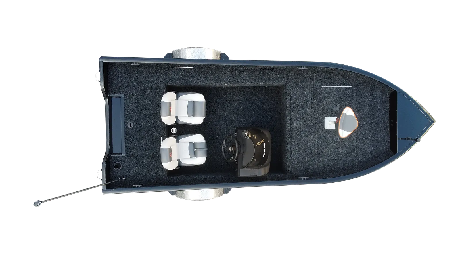 Aliuminė valtis Kimple Hunter 460MS – 4
