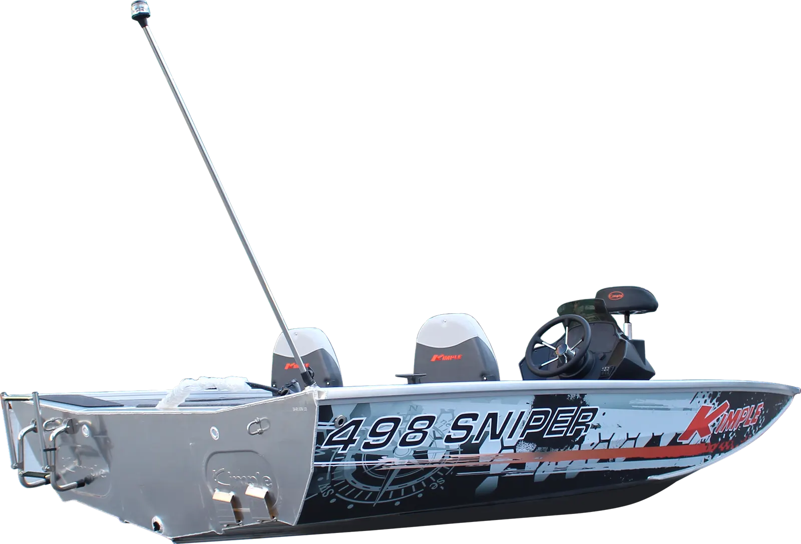 Aliuminis kateris Kimple Sniper 498 – 18
